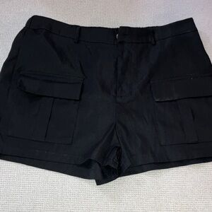 SHEIN Black Cargo Women's Shorts